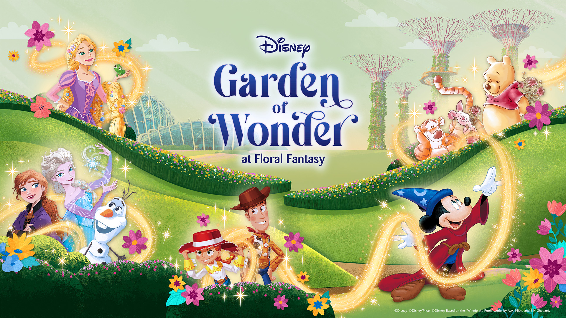 Disney Garden of Wonder at Floral Fantasy