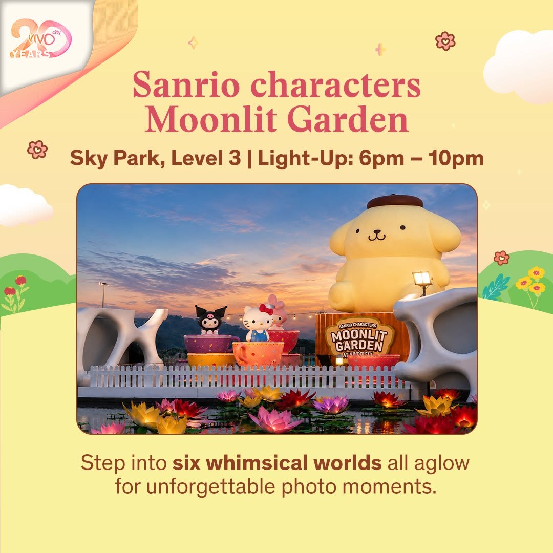 Sanrio Characters Moonlit Garden at VivoCity gallery image 2